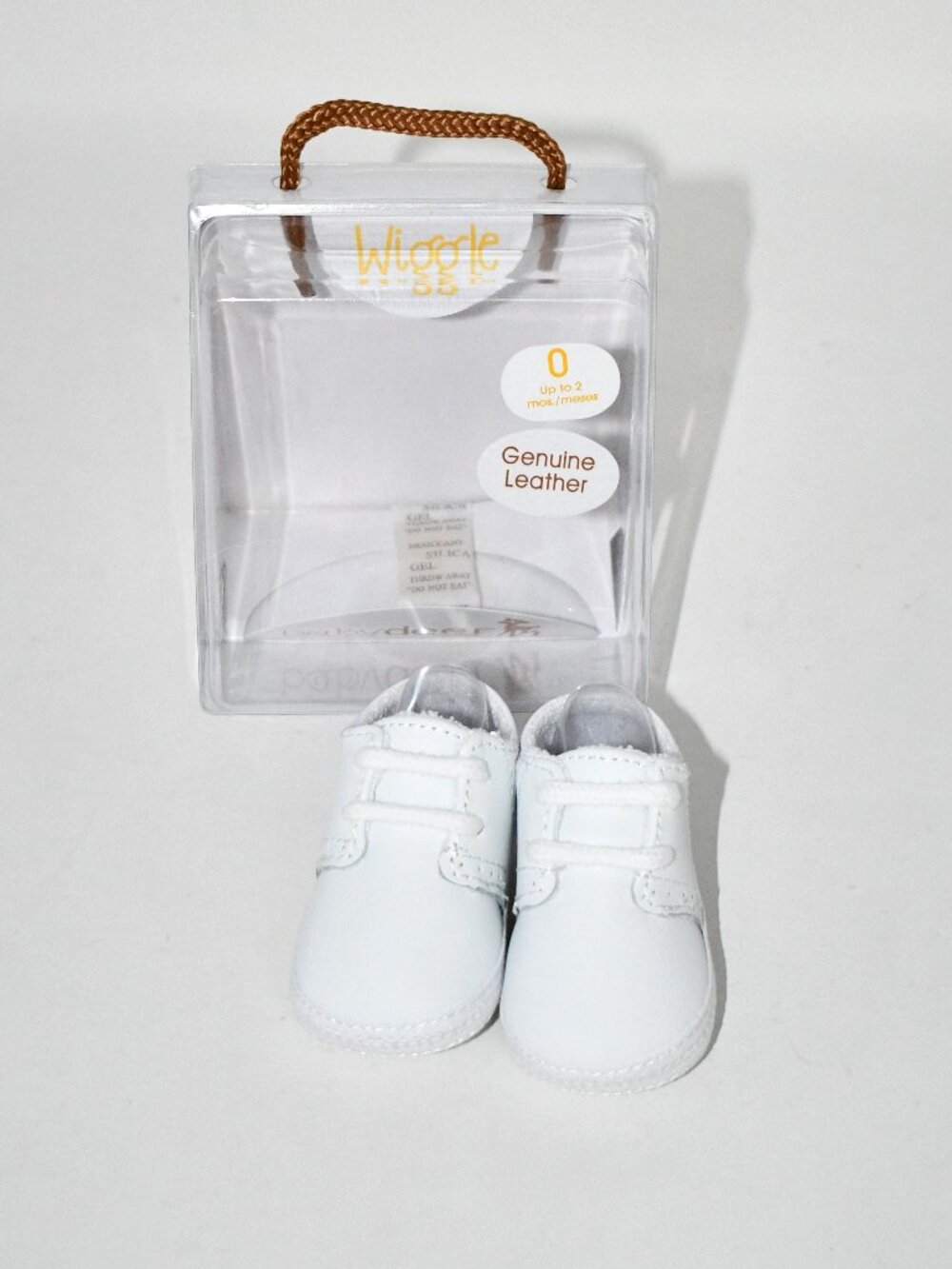 Baby Deer Kids White Saddle Oxford Crib Shoes, Infant – 2 mos #0681 883 2020 NWT